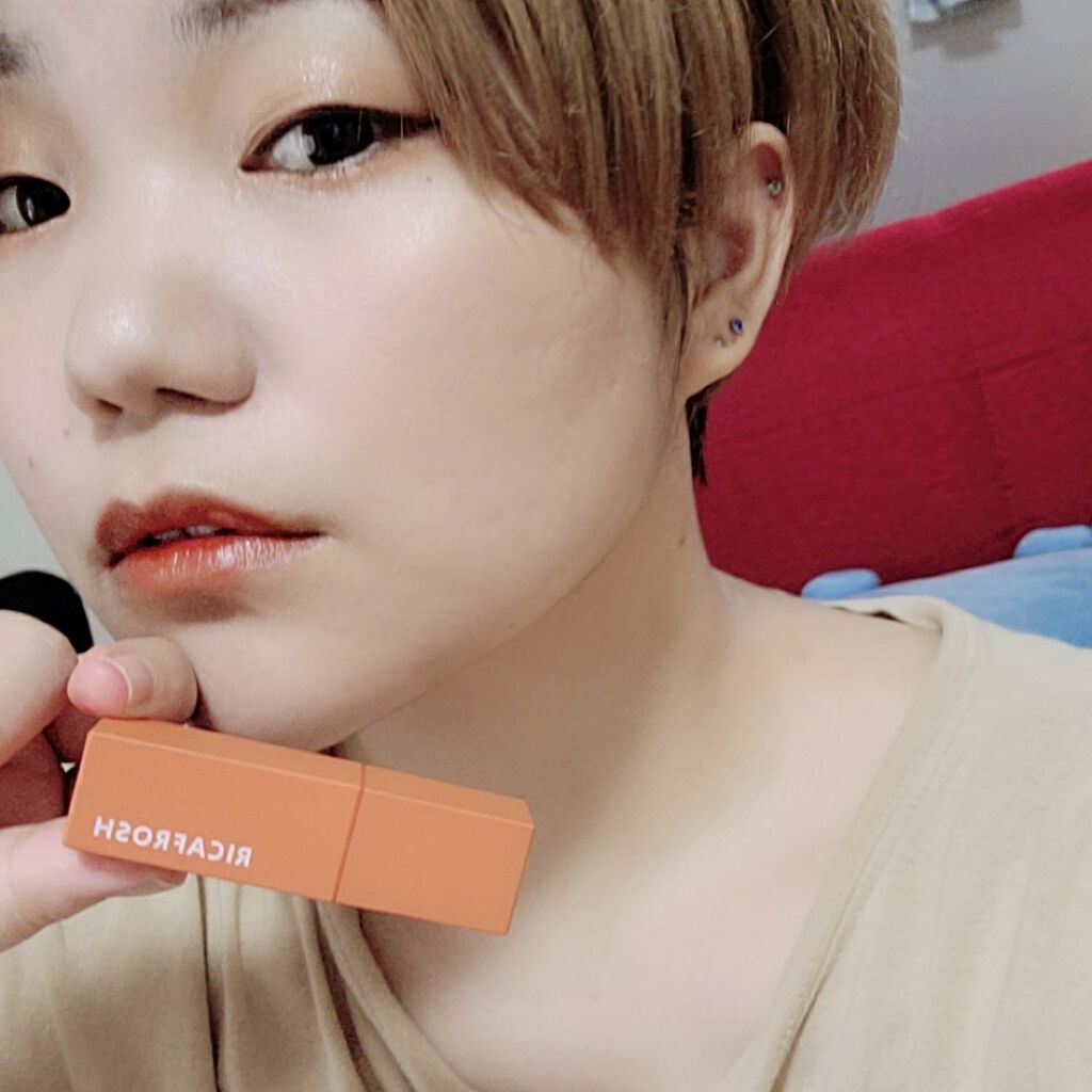 ジューシーリブティント/RICAFROSH/リップティントを使ったクチコミ(2枚目)