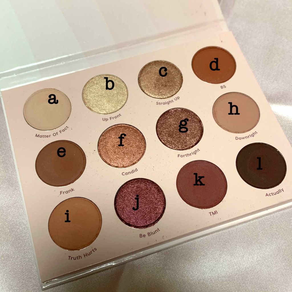 Give It To Me Straight/ColourPop/アイシャドウパレットを使ったクチコミ（2枚目）