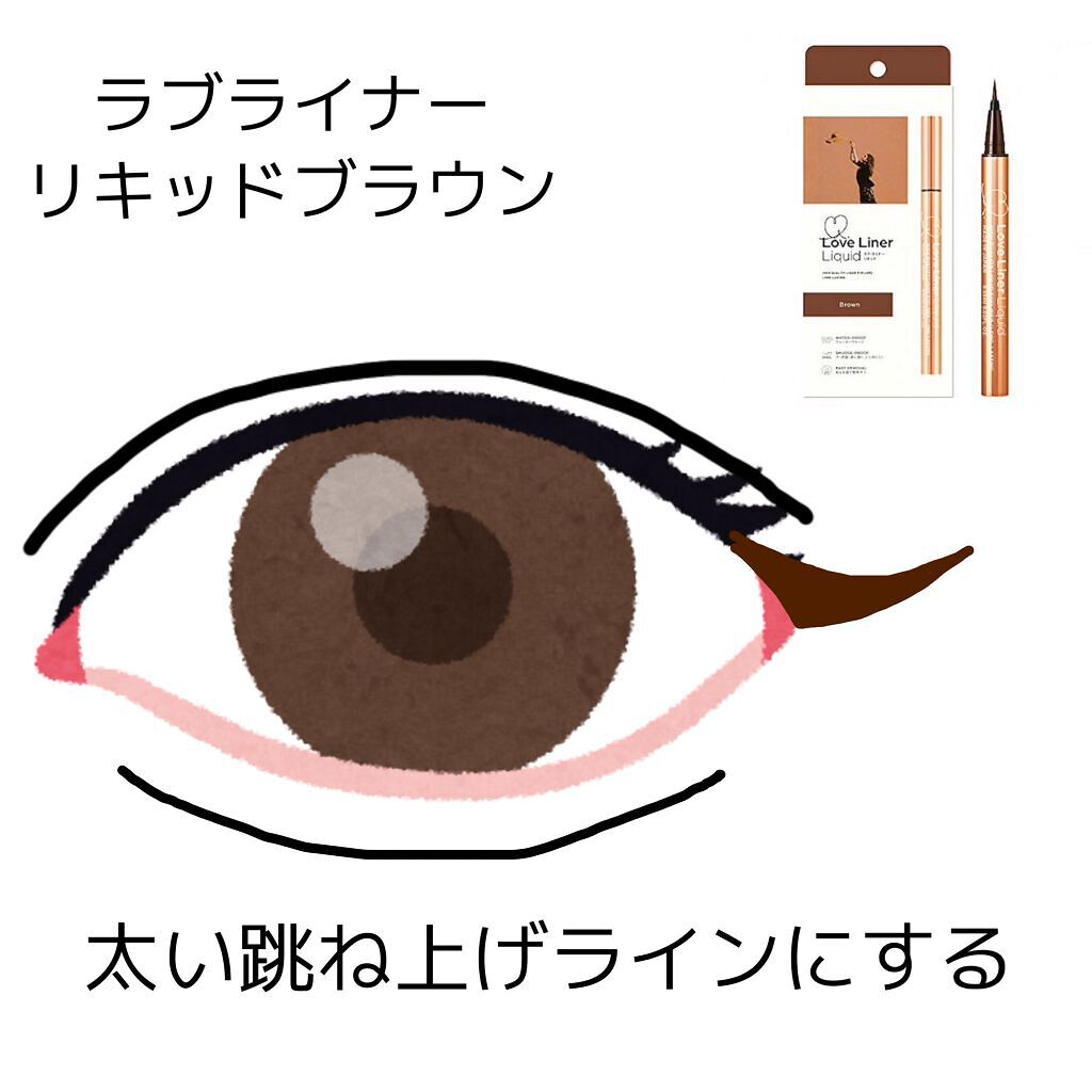 ラブ・ライナー リキッドアイライナーR3/ラブ・ライナー/リキッドアイライナーを使ったクチコミ(9枚目)