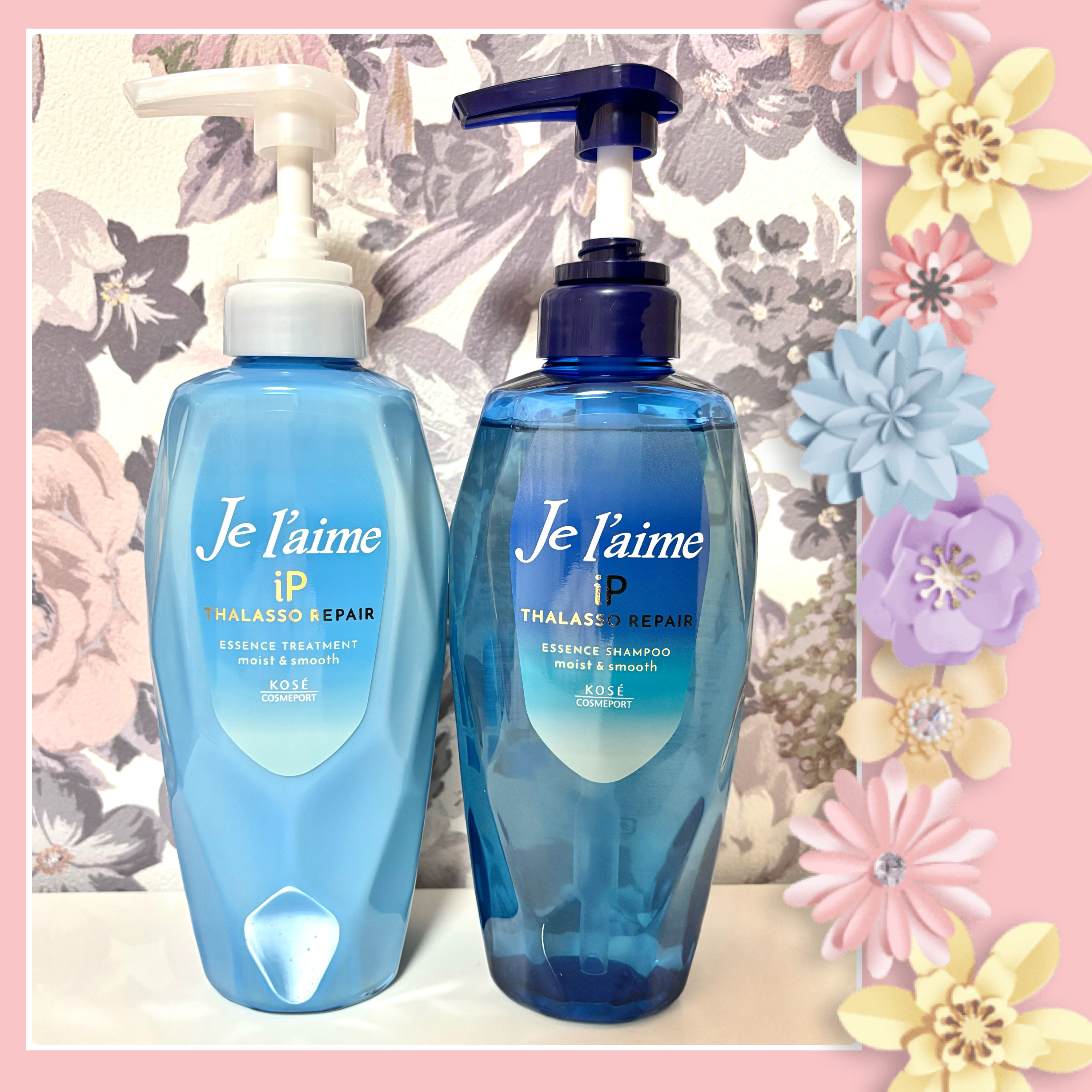 iP タラソリペア 補修美容液シャンプー/補修美容液トリートメント (ディープモイスト)/Je l'aime/市販シャンプーを使ったクチコミ（1枚目）