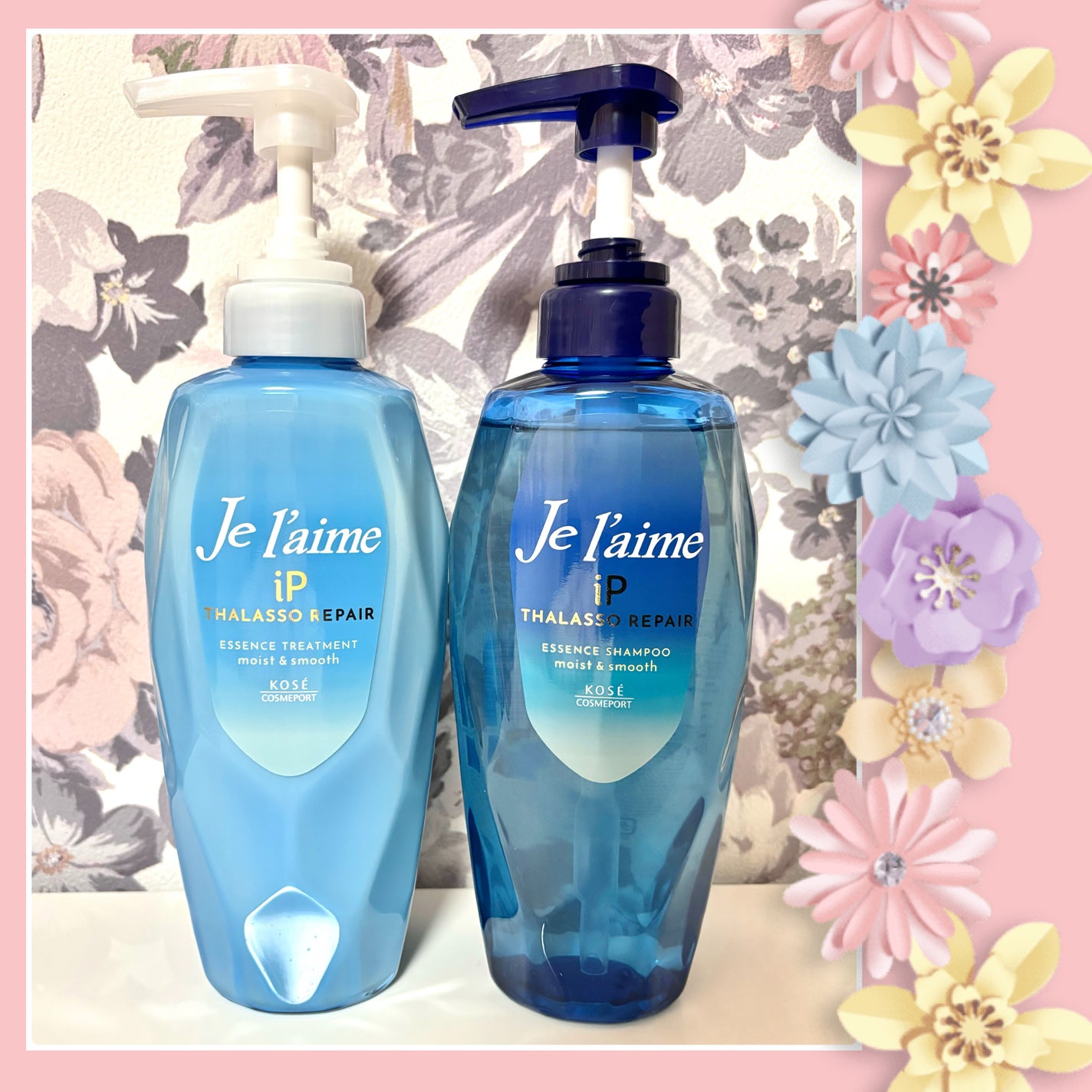 iP タラソリペア 補修美容液シャンプー/補修美容液トリートメント (ディープモイスト)/Je l'aime/市販シャンプーを使ったクチコミ(1枚目)