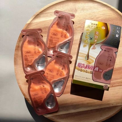 いち髪 THE PREMIUM Wケアブースター美容オイルマスク/いち髪/ヘアマスク・ヘアパックを使ったクチコミ(1枚目)