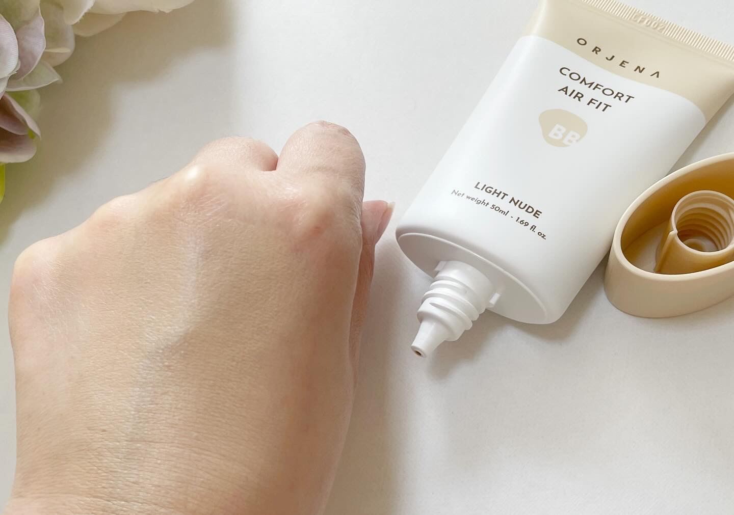 コンフォートエアフィットBBクリーム/ORJENA/BBクリームを使ったクチコミ（3枚目）