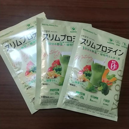 スリムプロテイン/vegie natural/ソイプロテインを使ったクチコミ(1枚目)