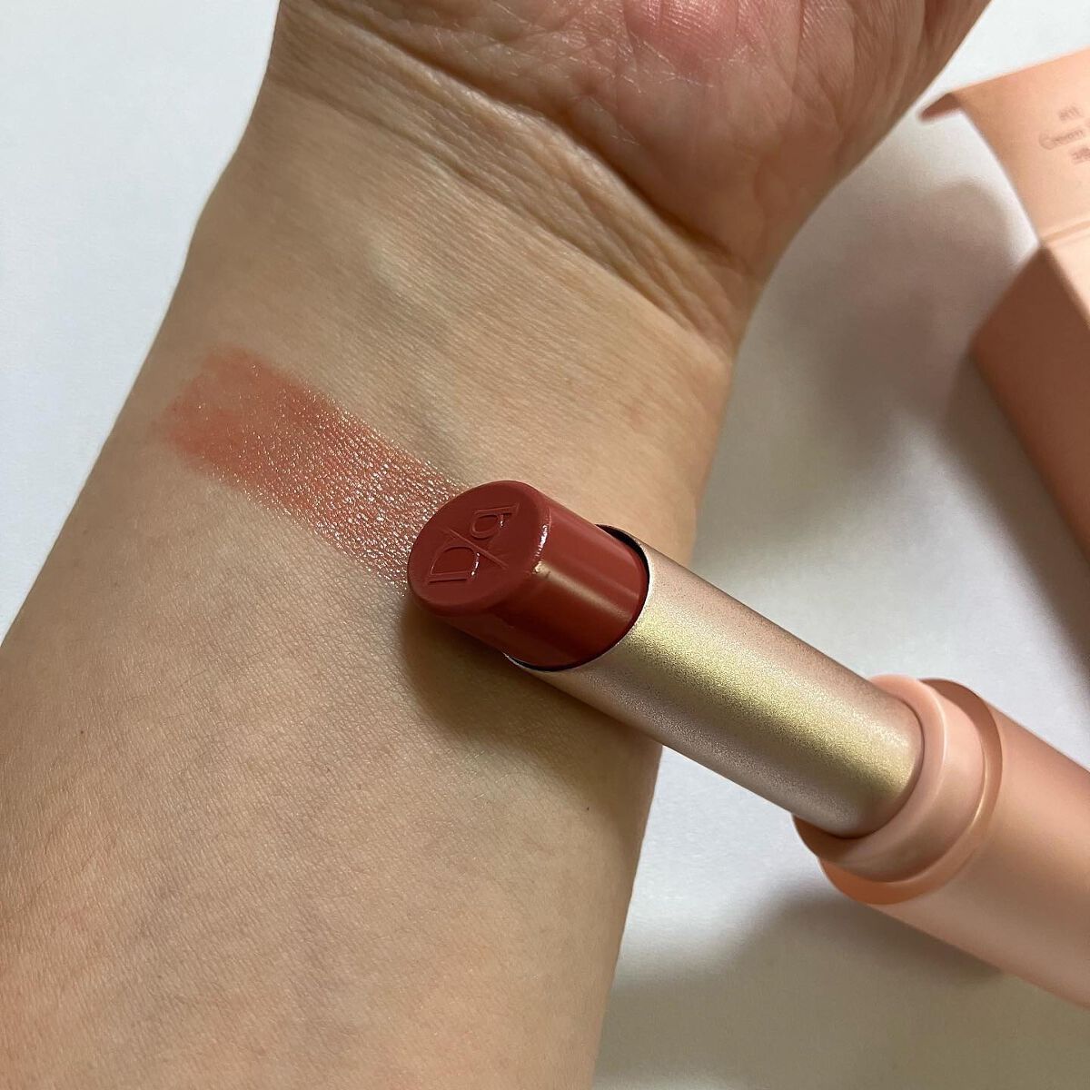 ムードグロウリップスティック/dasique/口紅を使ったクチコミ(2枚目)