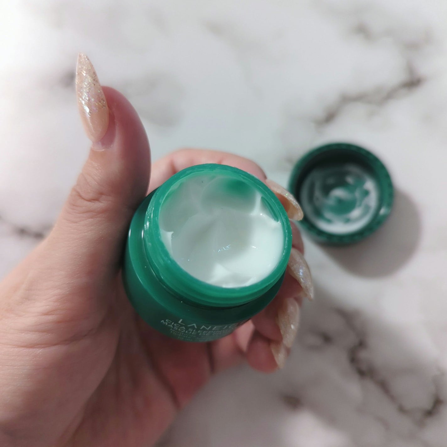 シカスリーピングマスク/LANEIGE/フェイスクリームを使ったクチコミ(2枚目)