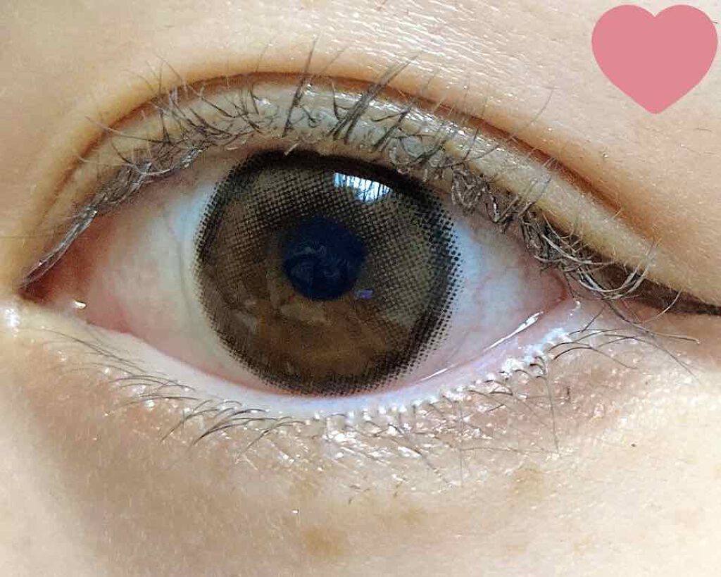 ViVi Ring 1Month チョコ/OLENS/カラーコンタクトレンズを使ったクチコミ（2枚目）