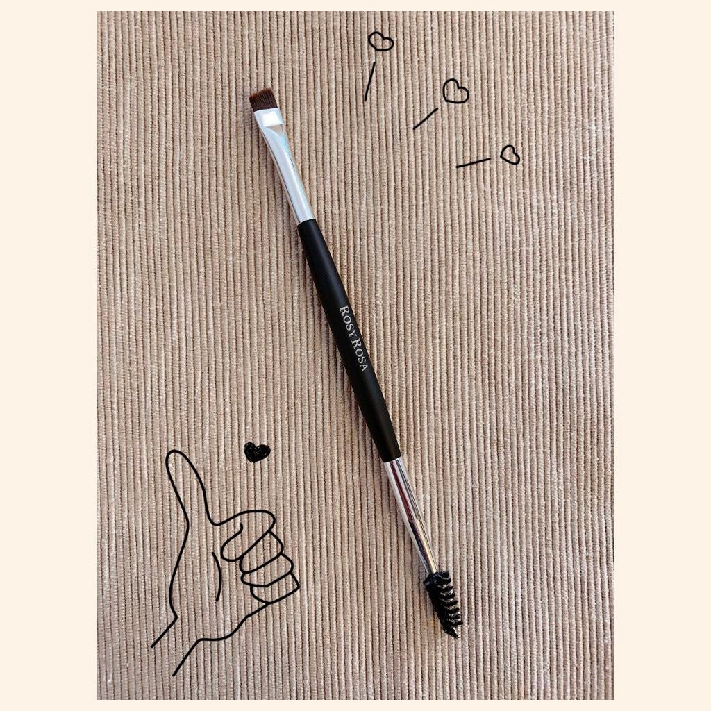 ダブルエンドアイブロウブラシ スマッジタイプ/ロージーローザ/メイクブラシを使ったクチコミ(2枚目)