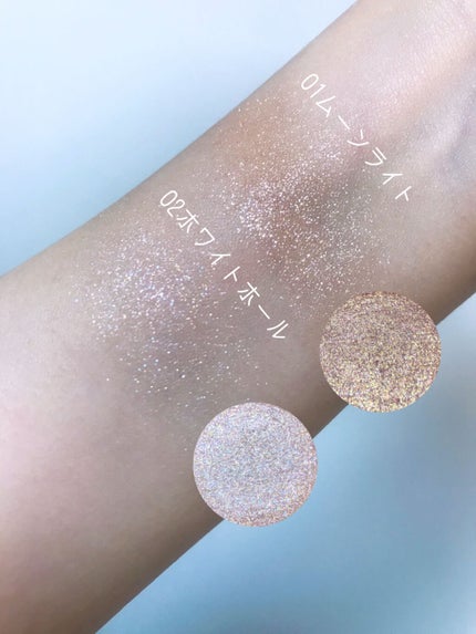 グリッター シャドウ カラー/rom&nd/グリッターを使ったクチコミ(5枚目)