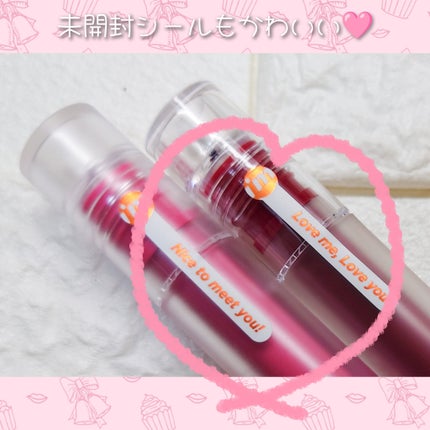 リップシルエットグロスティント/i’m meme/リップティントを使ったクチコミ(2枚目)