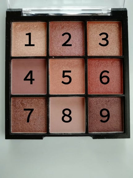 UR GLAM BLOOMING EYE COLOR PALETTE/U R GLAM/アイシャドウパレットを使ったクチコミ(2枚目)