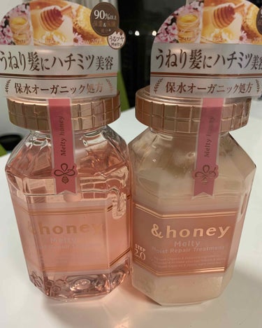 &honey Melty モイストリペア シャンプー1.0／モイストリペア ヘアトリートメント2.0/&honey/シャンプー・コンディショナーを使ったクチコミ（1枚目）