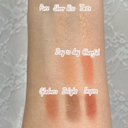 ドットオンムードアイパレット/Heart Percent/アイシャドウパレットを使ったクチコミ(4枚目)