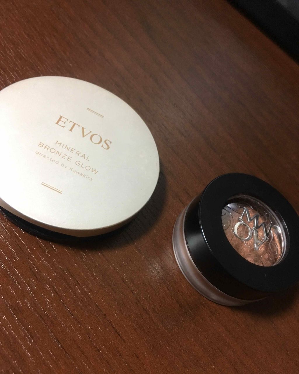 ミネラルブロンズグロウ/エトヴォス/ジェル・クリームチークを使ったクチコミ（1枚目）