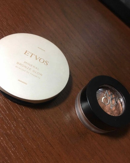 ミネラルブロンズグロウ/エトヴォス/ジェル・クリームチークを使ったクチコミ(1枚目)