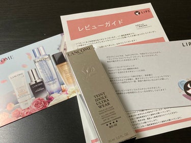 タンイドル ウルトラ ウェア リキッド/LANCOME/リキッドファンデーションを使ったクチコミ（1枚目）