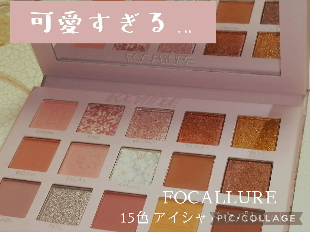 GO TRAVEL 15色アイシャドウパレット/FOCALLURE/アイシャドウパレットを使ったクチコミ(1枚目)