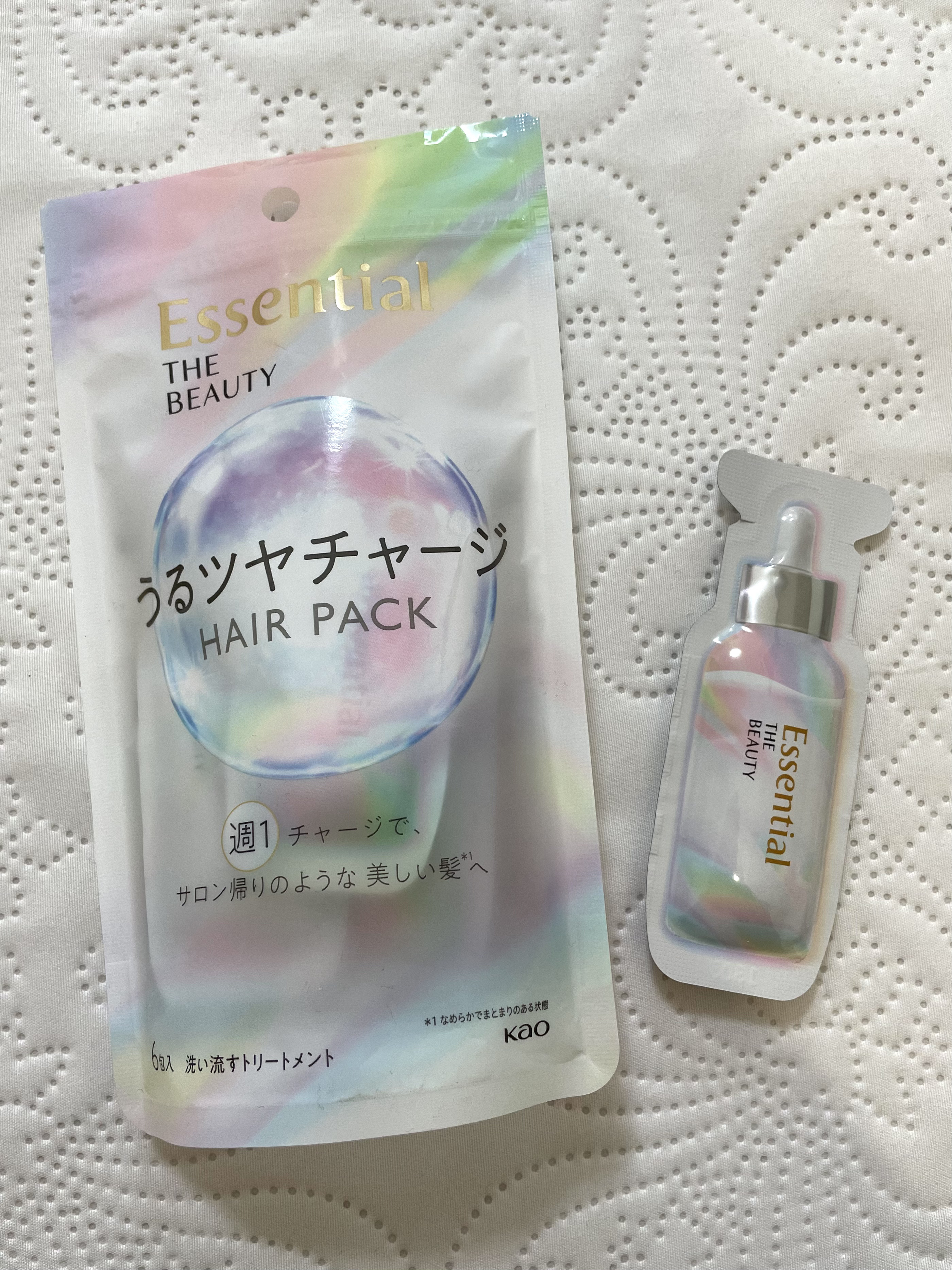 ザビューティ うるツヤチャージヘアパック/エッセンシャル/ヘアマスク・ヘアパックを使ったクチコミ（1枚目）