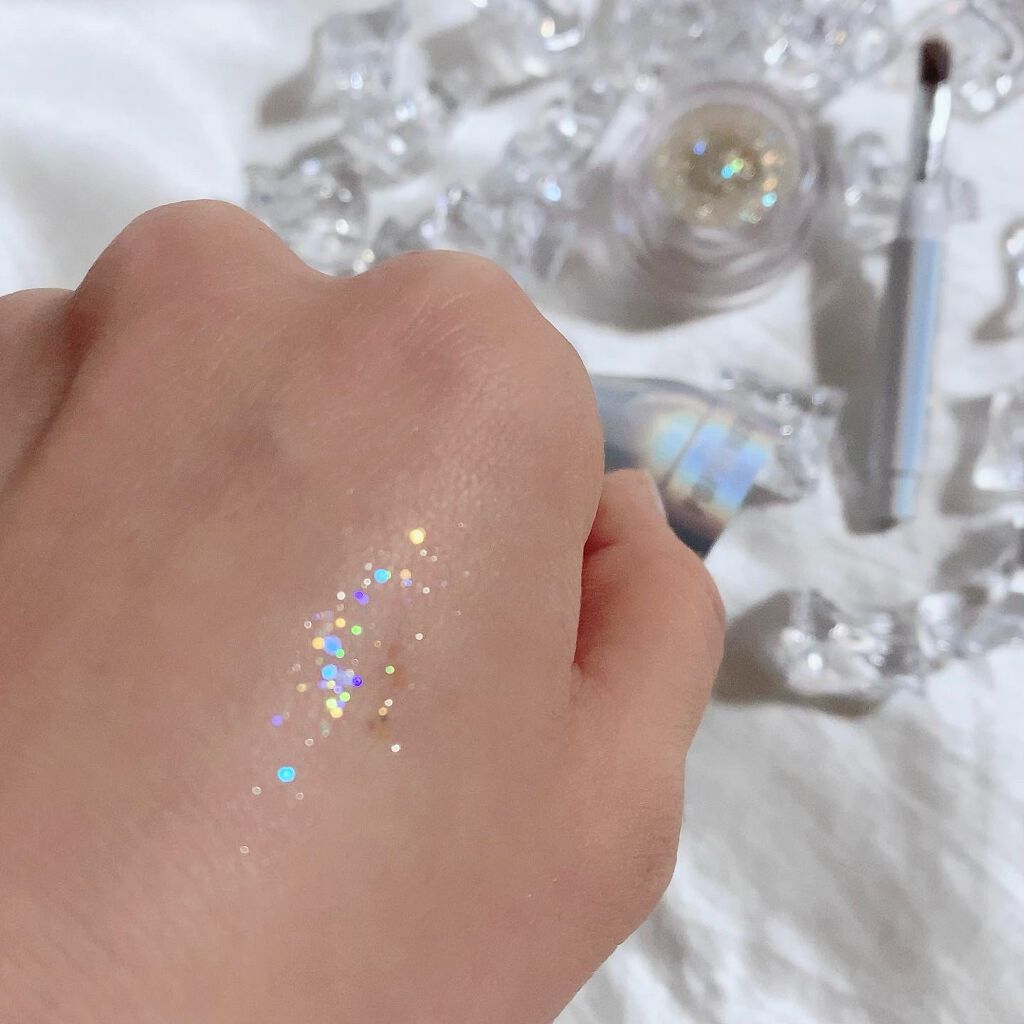 シャイラスティンググリッタージェル/POPSY NOTE/グリッターを使ったクチコミ(4枚目)