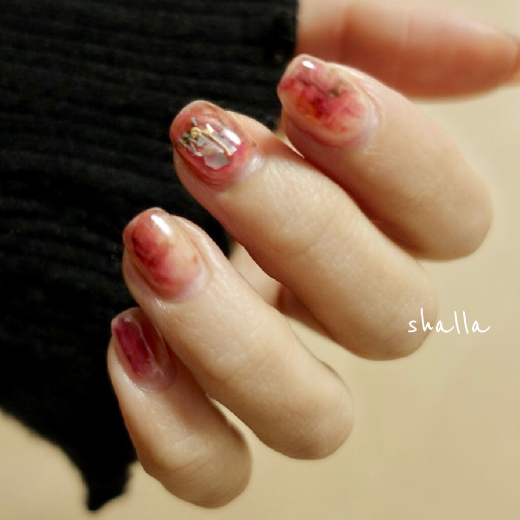 しずくネイルシール/キャンドゥ/ネイルシールを使ったクチコミ（2枚目）