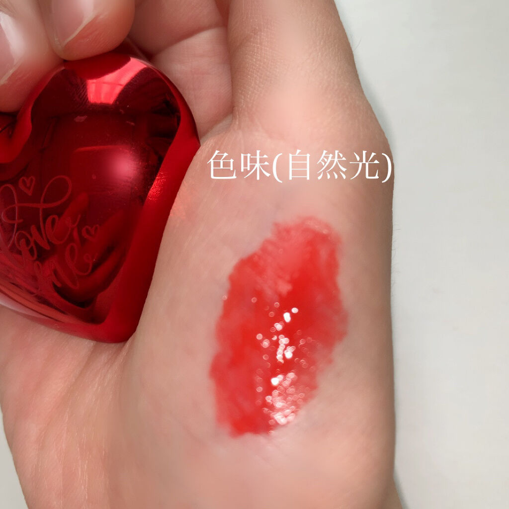 ラブミー コーティング ティント 01 ラブフィクション/the SAEM/リップティントを使ったクチコミ（2枚目）