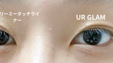 UR GLAM　LIQUID EYELINER/U R GLAM/リキッドアイライナーを使ったクチコミ（2枚目）