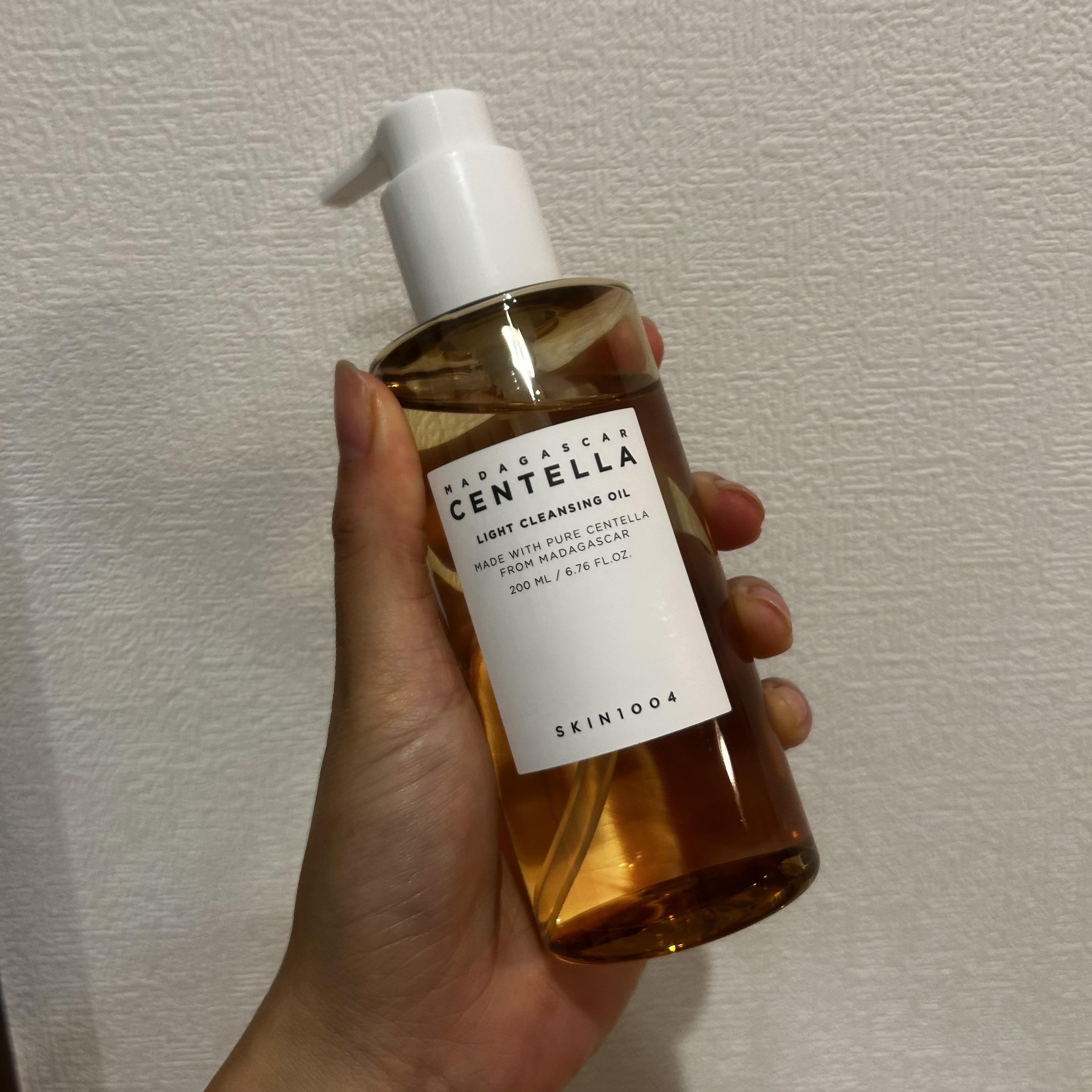 センテラ ライトクレンジングオイル/SKIN1004/オイルクレンジングを使ったクチコミ（1枚目）