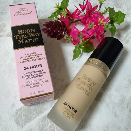 ボーン ディス ウェイ アンディテクタブル 24H マット ファンデーション/Too Faced/リキッドファンデーションを使ったクチコミ(1枚目)