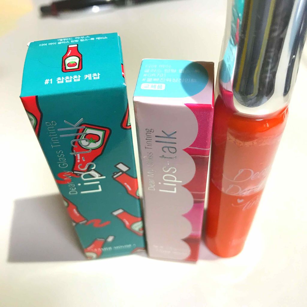 ディアダーリン オイルティント/ETUDE/リップグロスを使ったクチコミ（1枚目）