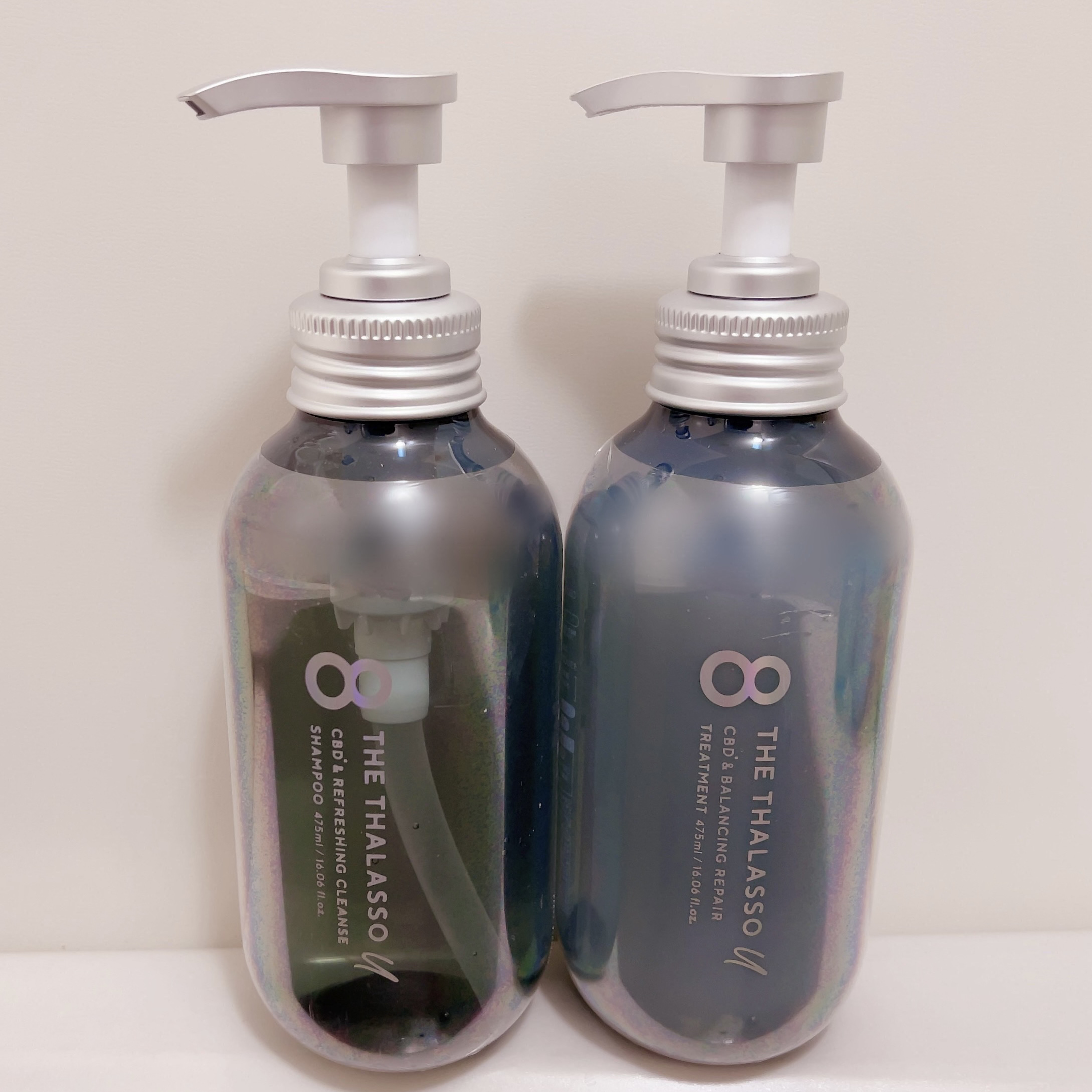 エイトザタラソ ユー CBD＆リフレッシング クレンズ 美容液シャンプー／CBD＆バランシング ダメージリペア 美容液ヘアトリートメント/エイトザタラソ/市販シャンプーを使ったクチコミ（1枚目）