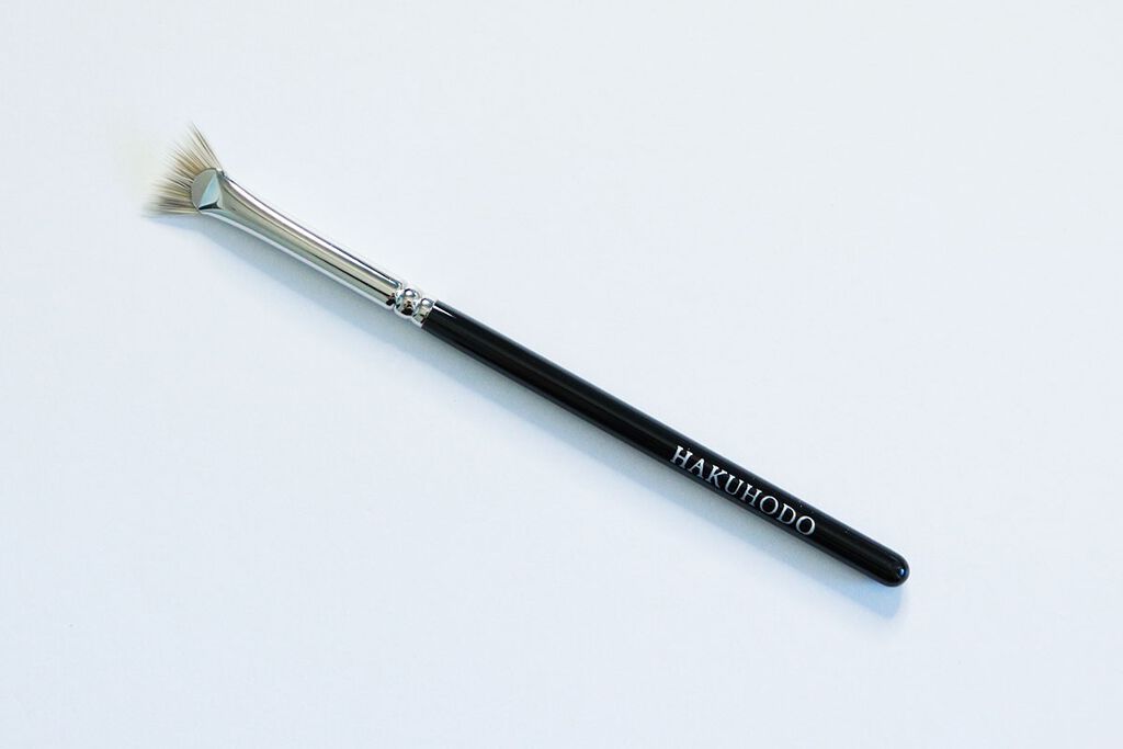 J4006 マスカラ 扇段/白鳳堂/メイクブラシを使ったクチコミ（3枚目）