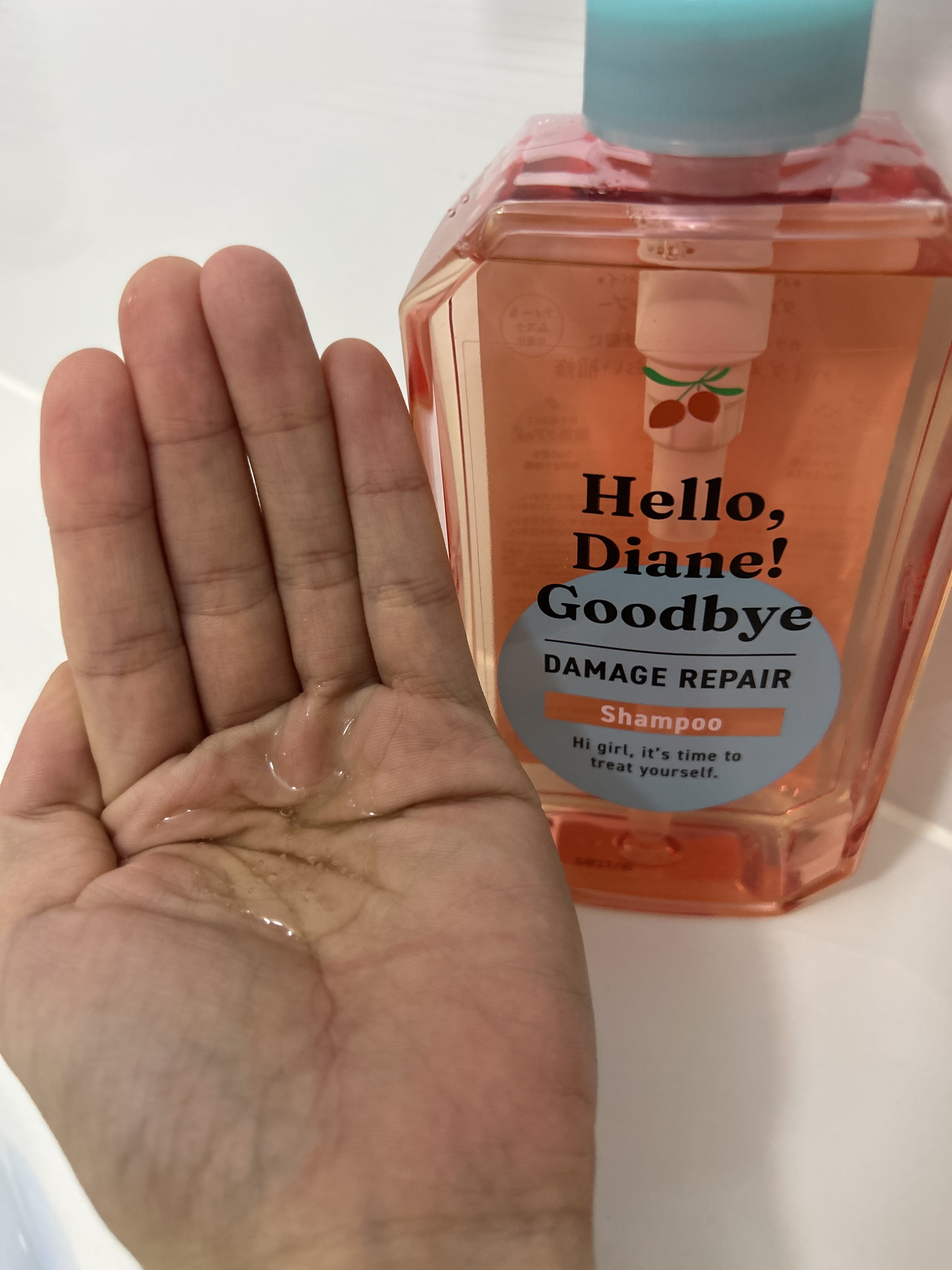 ハローダイアン グッバイ ダメージ補修ヘアミルク/ダイアン/ヘアミルクを使ったクチコミ（3枚目）