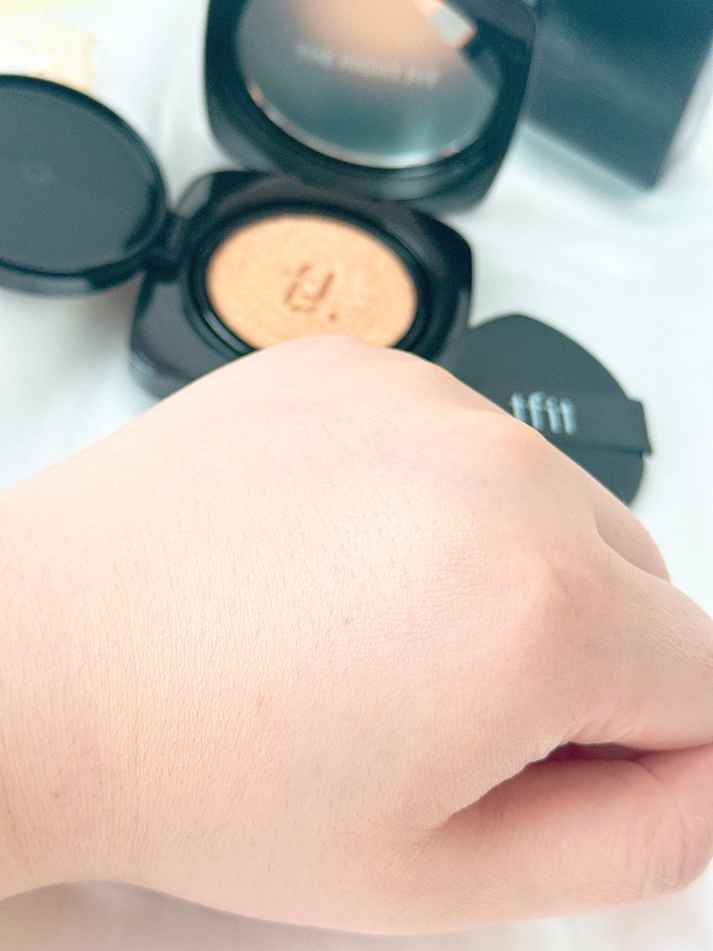 レイヤリングフィット グロークッションEX/TFIT/クッションファンデーションを使ったクチコミ(4枚目)