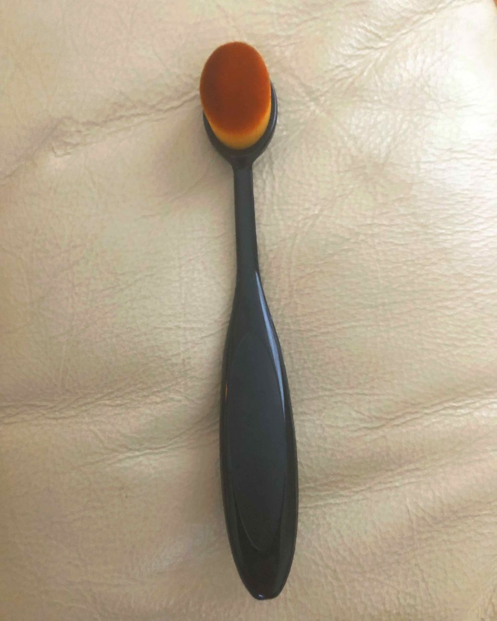 春姫ファンデーションブラシ(オーバル型)/DAISO/メイクブラシを使ったクチコミ(1枚目)