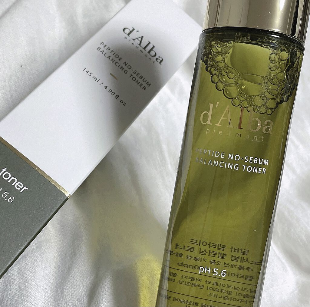 ノーセバムペプチドバランシングトナー/ダルバ/化粧水を使ったクチコミ（1枚目）