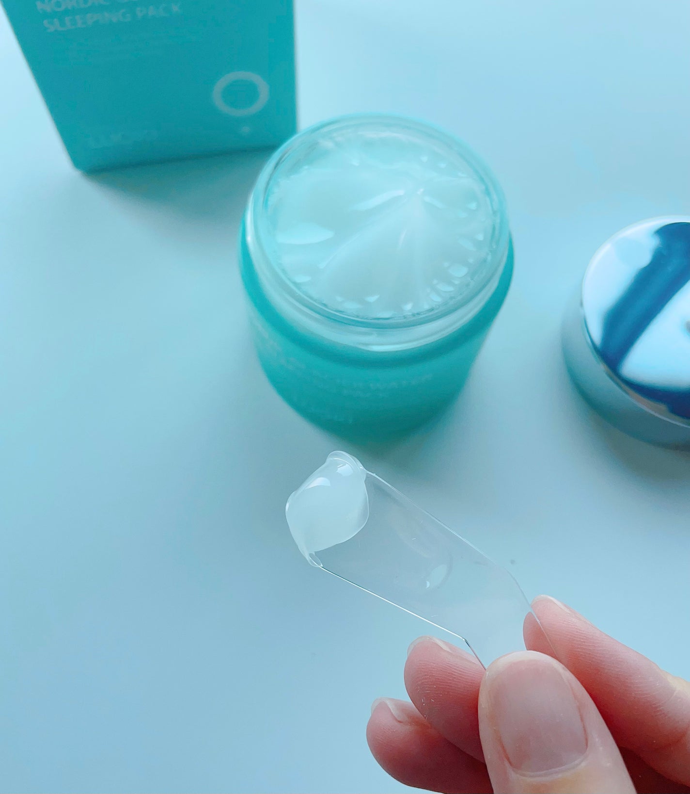 ノルディック氷河水スリーピングパック/LUOKI/フェイスクリームを使ったクチコミ(3枚目)