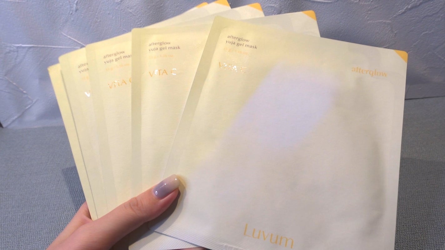 ラビューム アフターグロウ ゆずゲルマスク/Luvum/シートマスク・パックを使ったクチコミ(2枚目)