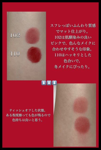 マダムバタフライコレクション ブラーニングリップベール/Dinto/口紅を使ったクチコミ(2枚目)