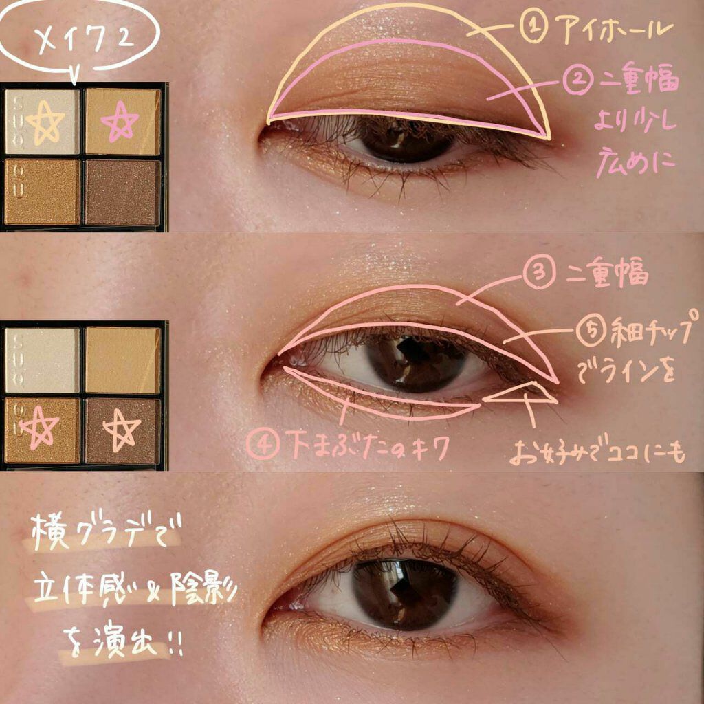 アイカラーレーション/LUNASOL/アイシャドウパレットを使ったクチコミ(7枚目)