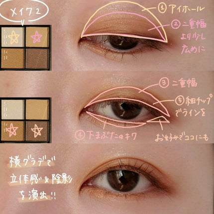 アイカラーレーション/LUNASOL/アイシャドウパレットを使ったクチコミ(7枚目)