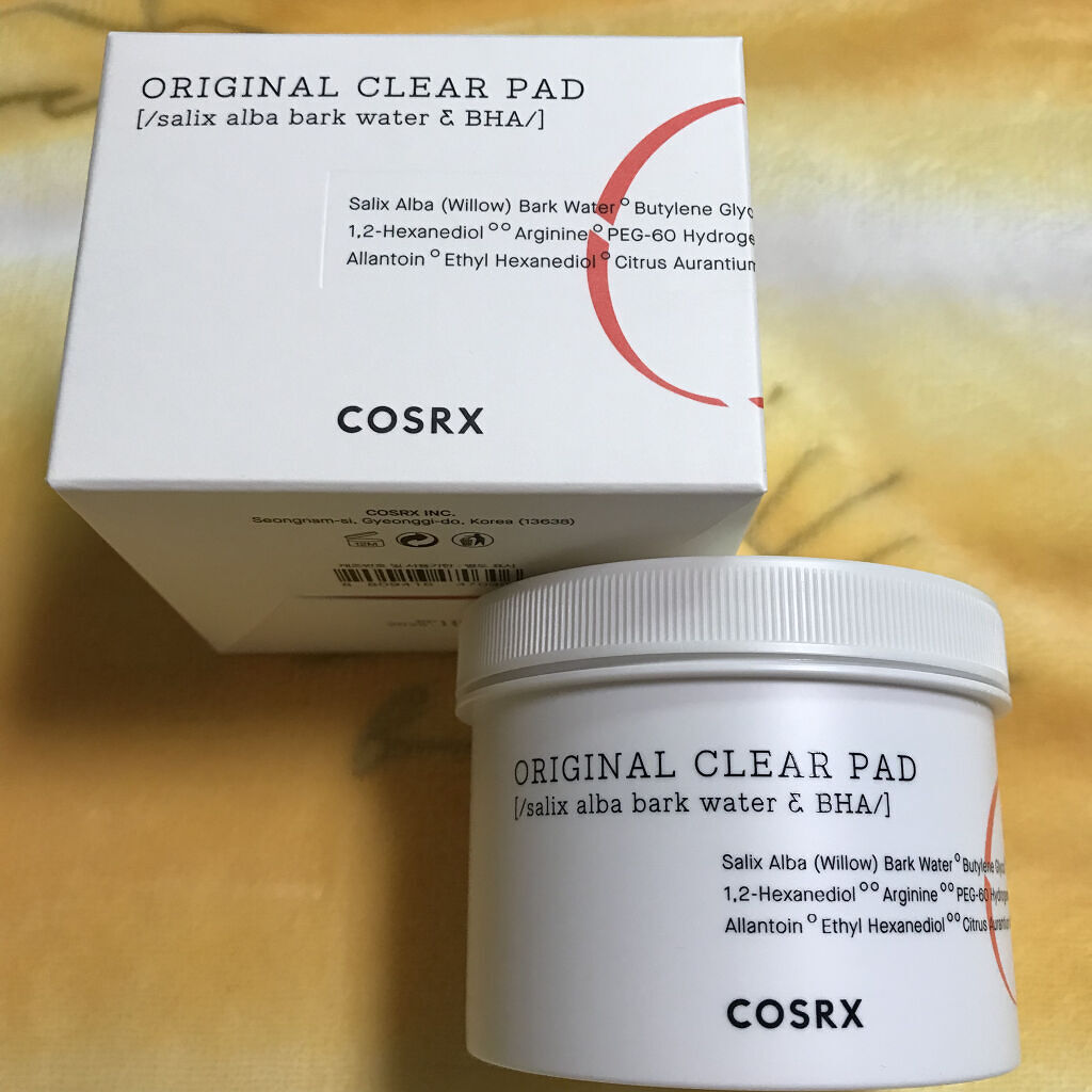 ワンステップオリジナルクリアパッド/COSRX/トナーパッドを使ったクチコミ（1枚目）