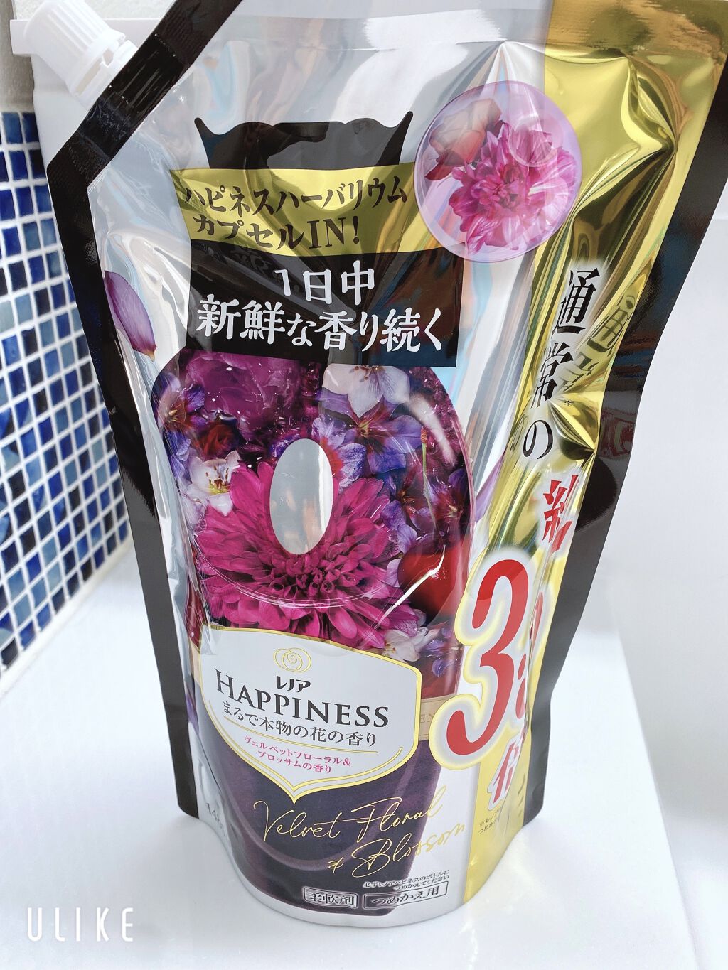 レノアハピネス ヴェルベットフローラル&ブロッサムの香り つめかえ1485ml/レノア/柔軟剤を使ったクチコミ（2枚目）