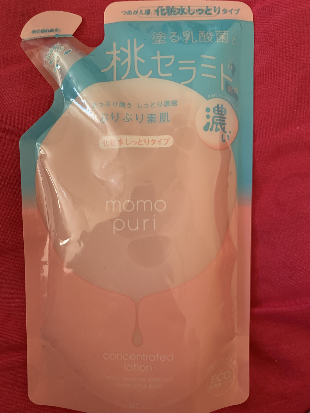 潤い濃密化粧水 詰替え用/ももぷり/化粧水を使ったクチコミ（1枚目）