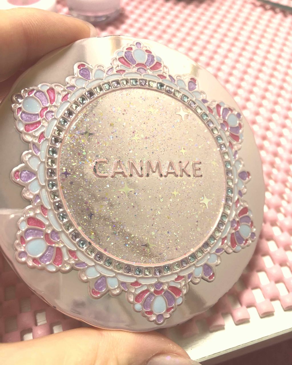 トランスペアレントフィニッシュパウダー/キャンメイク/プレストパウダーを使ったクチコミ（1枚目）