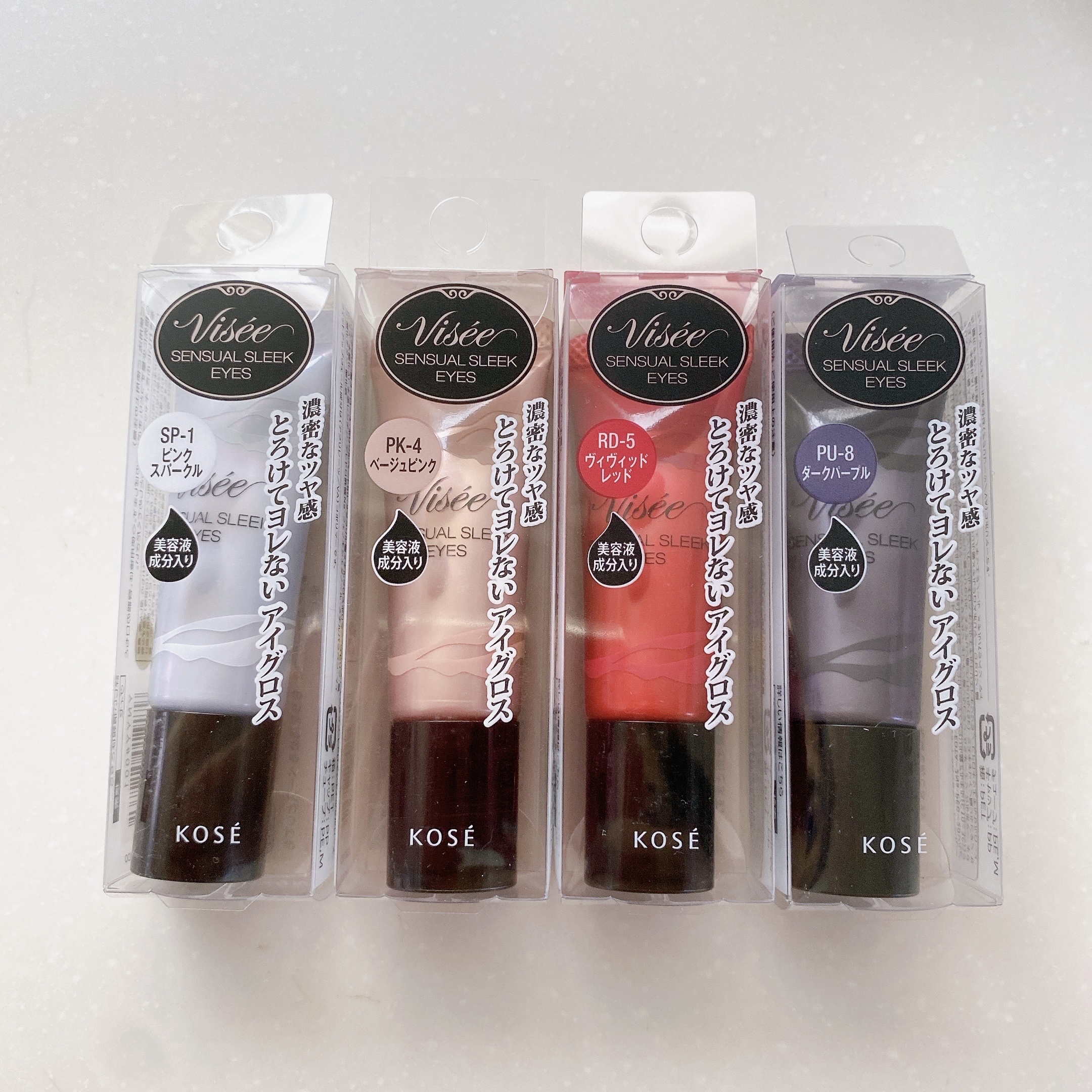 センシュアルスリーク アイズ SP-1 ピンクスパークル/Visée/リキッドアイシャドウを使ったクチコミ（3枚目）