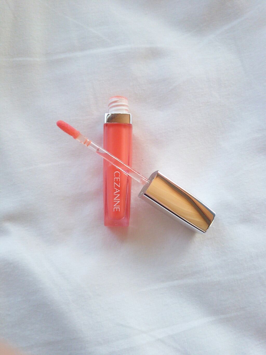 ジェルグロスリップ/CEZANNE/リップグロスを使ったクチコミ（1枚目）