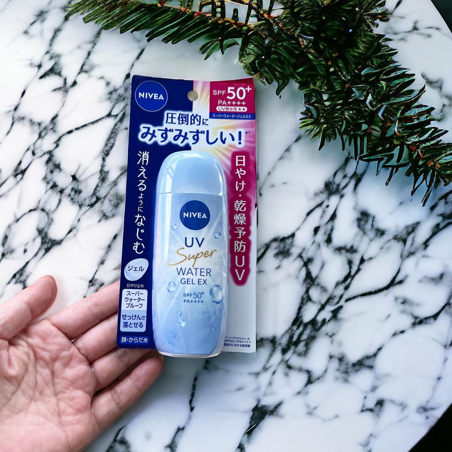 ニベアUV ウォータージェルEX/ニベア/日焼け止めジェルを使ったクチコミ（1枚目）