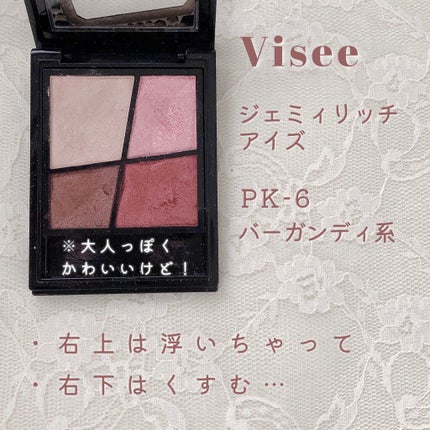 スキニーリッチシャドウ/excel/アイシャドウパレットを使ったクチコミ(5枚目)