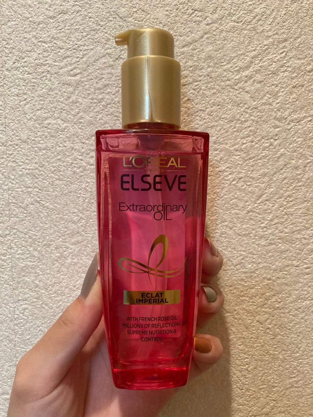 エクストラオーディナリー オイル エクラアンペリアル 艶髪オイル/ロレアル パリ/ヘアオイルを使ったクチコミ(2枚目)