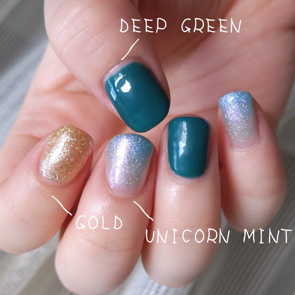 ジェルネイル（ライト対応）/セリア/ジェルネイルを使ったクチコミ（2枚目）